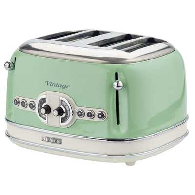 Vintage 4 Slice toaster green
