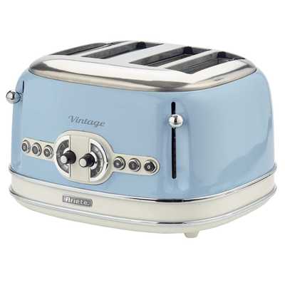 Vintage 4 slice toaster blue
