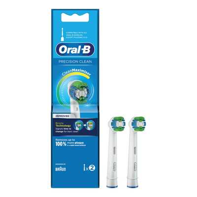 Precision Clean Toothbrush Heads Clean Max 2pk