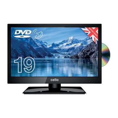 19 Inch HD Ready LED TV with  DVD Player