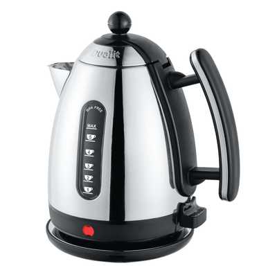 Dualit 1.5L Cordless Jug Kettle Black and Stainless Steel