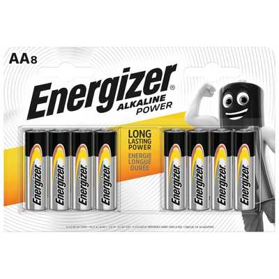 AA Alkaline Batteries (pack of 8)
