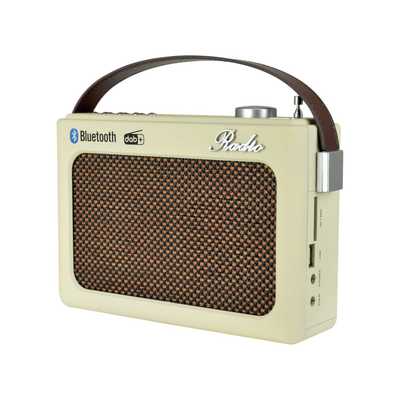 DAB & FM Portable Radio with Bluetooth in Cream