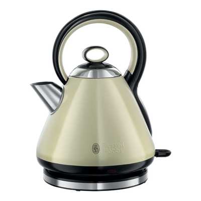 S/Steel Traditional Kettle - Cream