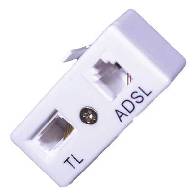 Broadband ADSL Double Telephone Adaptor