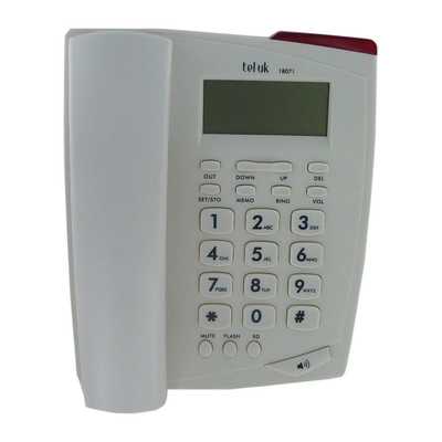 Venice Corded Telephone with Caller ID White