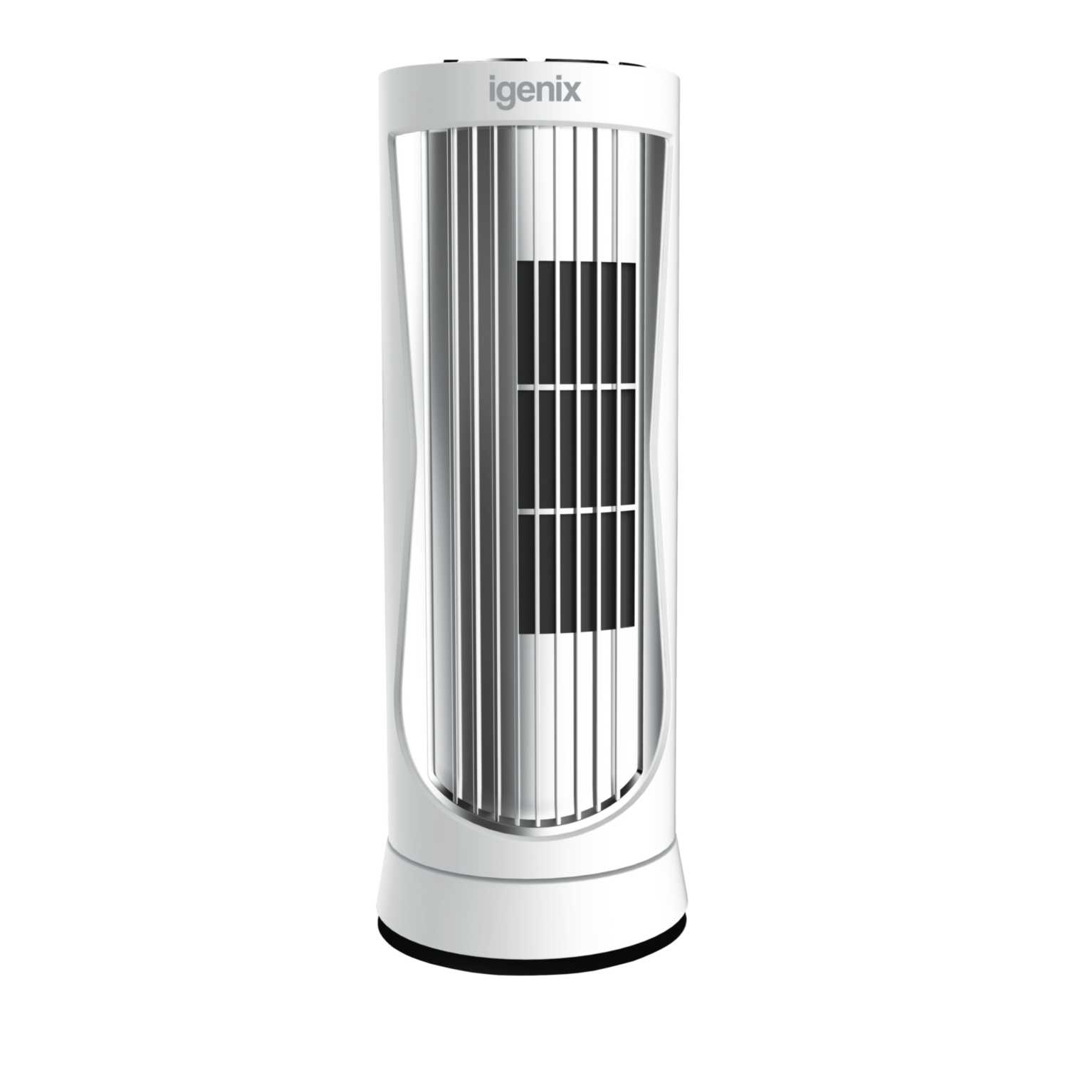 12 Inch Mini Tower Fan with 8 Hour Time - White